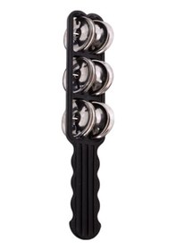 Resim Dadi Js1bk Çubuklu Def Siyah Ergonomik Sap Çift Sıra Zil 