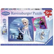 Resim Ravensburger 3x49 Parça Puzzle Walt Disney Frozen 092697 