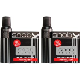Resim Snob Edt+Deodorant Set, 250 ml (2 Paketi) 