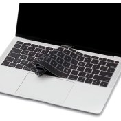 Resim McStorey Laptop Macbook Air ile Uyumlu Klavye Koruyucu A1932 2018/2019 Amerika İngilizce Baskılı 