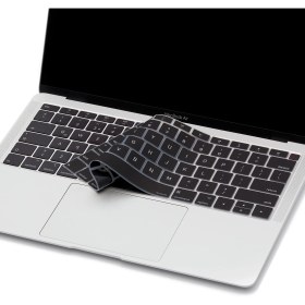 Resim McStorey Laptop Macbook Air ile Uyumlu Klavye Koruyucu A1932 2018/2019 Amerika İngilizce Baskılı 