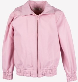 Resim Ozmoz By Mukadder Özden Organik Kanvas Pembe Baharlık Kız Çocuk Mont 