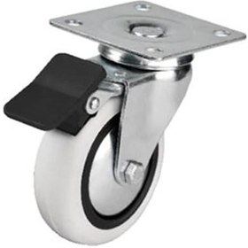 Resim Hts Döner Tablalı Frenli Mobilya Tekeri Çap 74 Mm Kod 353 