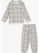 Resim Breeze Erkek Bebek Pijama Takımı Desenli 9 Ay-3 Yaş, Bej Breeze