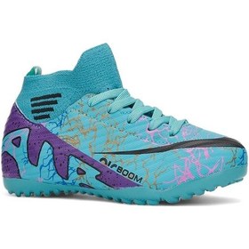 Resim Celira Lga Turkuaz Çoraplı Erkek Futbol Halısaha Ayakkabı Turkuaz 