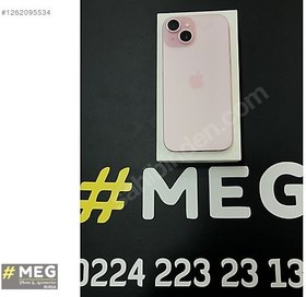 Resim Apple iPhone 15 İkinci El TR | 128 GB | Pembe 