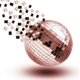 Resim Kendinden Yapışkanlı Aynalı Kare Bronz Sticker 30X30 cm 