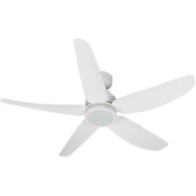 Resim Alsanfan Darkrose Beyaz Aydınlatmalı Uzaktan Kumandalı Dimmerli Gece Lambalı Tavan Vantilatörü 