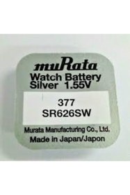 Resim MURATA Silver 1,55v 377 Sr626w Saat Pili 4 Adet 
