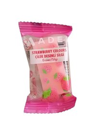 Resim Çilek Silgi Pembe - 1 Adet 