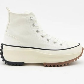 Resim Hush Puppies 033z100936 Azaria Beyaz Yüksek Taban Kadın Sneaker Spor Ayakkabı 