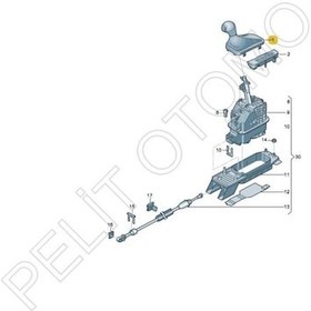 Resim Audi A3 Otomatik Vites Topuzu Körüğü S Tronik 8v1713139g 