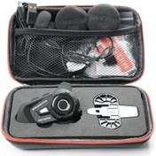 Resim Knmaster KN6100 PRO Motosiklet Kask İnterkom Bluetooth Intercom Kulaklık Seti 