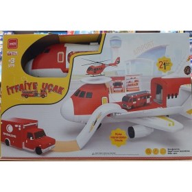 Resim Toysturka Oyuncak Itfaiye Uçak Garajı 