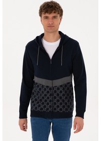 Resim U.s. Polo Assn. Erkek Lacivert Hırka Örme 50315668-vr033 Lacivert 