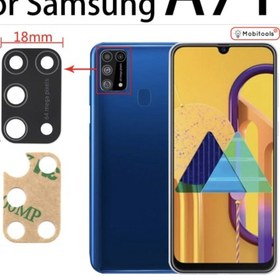 Resim Samsung A715 A71 Arka Kamera Camı ( Çıtasız Sadece Cam) 
