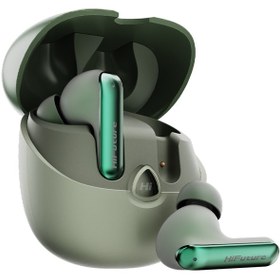 Resim HiFuture SonicAIR Kablosuz Bluetooth 5.4 IPX5 Su Geçirmez ENC 4 Mikrofonlu TWS Kulak İçi Kulaklık Yeşil 