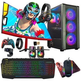 Resim Turbox TX5415 i5-6400 16 GB 512 GB SSD 4 GB 23.6" Free Dos Masaüstü Oyuncu Bilgisayarı 