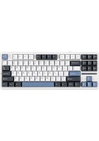 Resim Aula F87 Mekanik Rgb Tkl Graywood V3 Switch Kablosuz Makrolu Hot Swap Klavye 