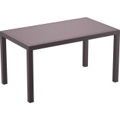 Resim Siesta Rattan Orlando 80X140 Cm Dörtgen Masa Kahverengi 