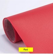 Resim 50 138 Kendinden Yapışkanlı Düzeltme Yama Etiket Ev Kanepe Pu Deri Tamir Etiket Red 50x100cm 