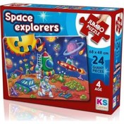 Resim Ks Puzzlespace Explorers Jumbo Puzzle 4 Yaş 