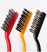 Resim ELSE NIPPON ELSE NİPPON, Tel Fırça Seti 3’lü Set, Sert Plastik-pirinç-paslanmaz Çelik Tel Fırçalar 