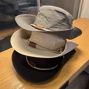 Resim Yeni Nakışlı Güneş Şapkası, Outdoor Balıkçılık ve Doğa Yürüyüşü İçin Unisex Geniş Kenarlı Kovboy Şapka 
