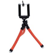 Resim KingMa Esnek Ahtapod Tripod Telefon Tutucu Kırmızı 