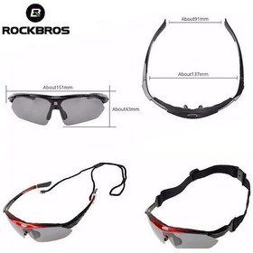 Resim Rockbros Polarize Uv Korumalı Mavi Bisiklet Gözlüğü Açık Gri 