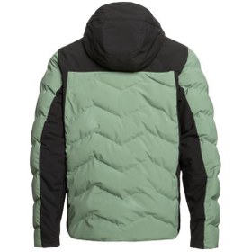 Resim Quiksilver The Edge Erkek Yeşil Snowboard Ceketi 