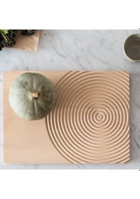 Resim Oymalı Doğal Ahşap Sunum Ve Kesme Tahtası Ahşap 