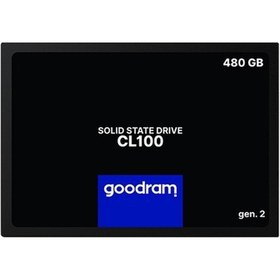 Resim Goodram 480 GB SSD Disk CL100 2.5'' Sata Iıı Gen 2. 550 Mb/s 450 Mb/s SSDPR-CL100-480-G2 