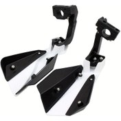 Resim Hightower Turuncu Motosiklet Evrensel El Koruyucu Motocross Atv Dirt Bike Koruma Aksesuarı 