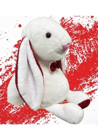 Resim Uyku Arkadaşım Papyonlu Uzun Kulak Bunny Peluş Tavşan Türkiye 