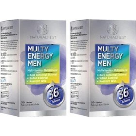 Resim Naturalnest Multivitamin Men 2 x 30 Tablet 