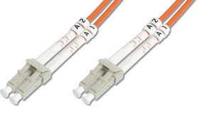 Resim BC-FO-5LCLC-40 Beek LC-LC Fiber Optik Patch Kablo, 40 metre, Multimode, Duplex, 50/125, 3.0mm, OM 2, LSZH 