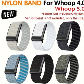 Resim Whoop 5.0 ve Whoop 4.0 için Kadınlar ve Erkekler İçin Nefes Alabilir, Yumuşak Ayarlanabilir Nylon Fitness Kayışı - Spor Bileklik Koruyucu 