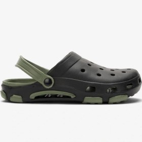 Resim Unisex Çift Tabanlı Ortopedik Hemşire Doktor Aşçı Laboratuvar Deniz Havuz Terliği Sandalet Siyah - Yeşil Siyah - Yeşil 