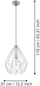 Resim Eglo 49935 Carlton Sarkıt 