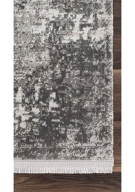 Resim By Özer Halı Gri Renk Krem Desenli Koza Halı Oasis A0682b Salon Halısı Çok Renkli 