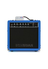 Resim Echoban Ga15usb 15 Watt Mavi Gitar Amfisi Usb 