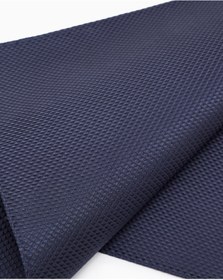 Resim Emporio Armani Erkek Mikro İşlemeli İpek Lacivert Mendil 