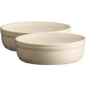 Resim Emile Henry Crème Brulée Fırın Kabı 2 Adet 12 cm Ekru/Clay 