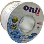 Resim Onli RG59-U4 Mini Tekli Anten Kablosu 200METRE 