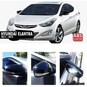 Resim Carmind Hyundai Elantra Uyumlu Batman Yarasa Ayna Kapağı 2011-2015 (sinyalli) 