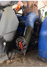 Resim Pollyboot Galaxy VEGA S4 Koyu Haki Çelik Burunlu PU Çizme - 42 