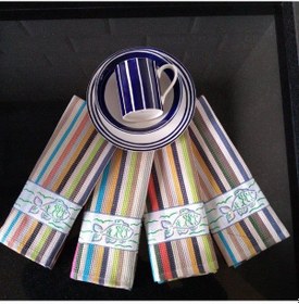 Resim Datça 4'lü Mutfak Kurulama - Havlu Seti 