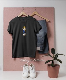Resim Bahriyeli Collection Oversize Dragon Ball Z Vegeta, Vegeta Tasarımlı Unisex T-shirt SIYAH 