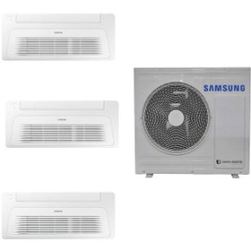 Resim Samsung WindFree Multi AJ068TXJ3KH/EA 6.8 kW 1 Dış + 3 İç Ünite (9+9+12) Tek Yön Kaset Tipi Klima 